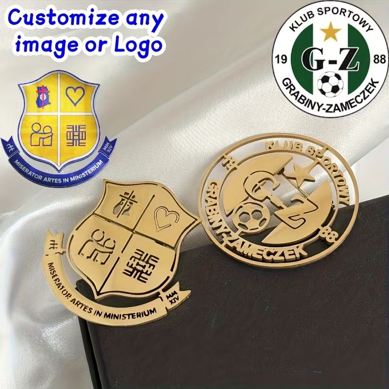 Men Accessories Brooch - Özel Logo Broş Basit Yaratıcılık Paslanmaz
