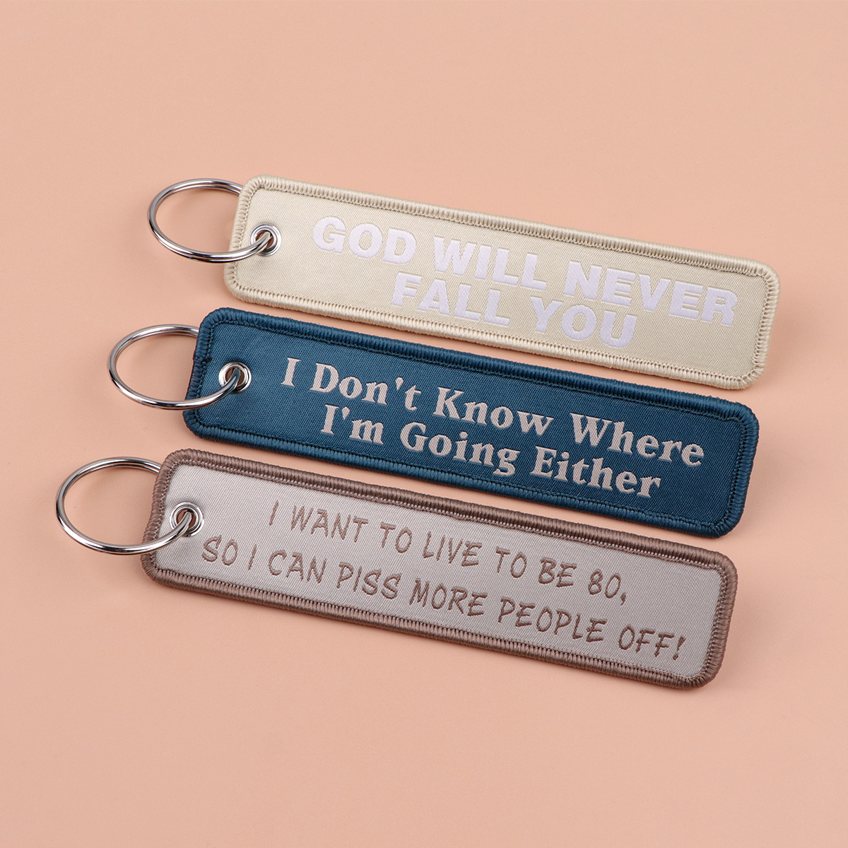Men'S Accessories Quotes - Vintage Sözü İşlemeli Anahtarlık Komik NEREDE