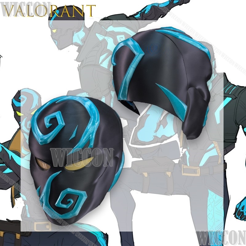 Men'S Accessories For Christmas - Anime VALORANT Cosplay veto Maskeleri Replika