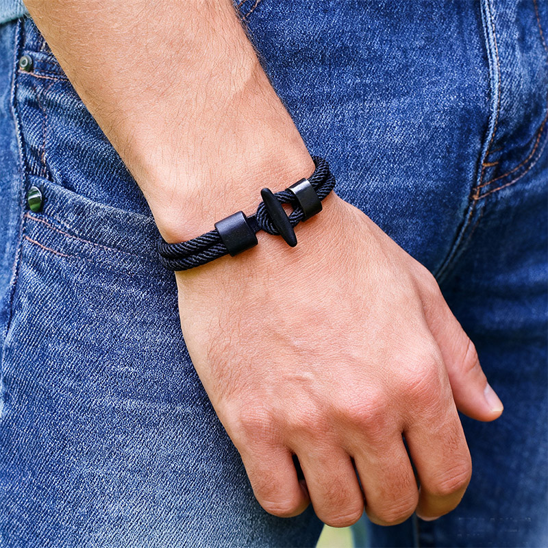 Men'S Vacation Accessories - Klasik Çift Katmanlı Kolay Kancalı Erkek