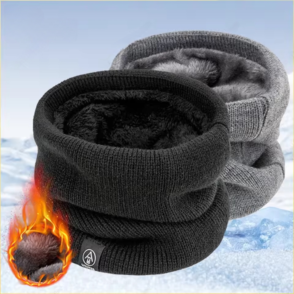 Men'S Accessories For Christmas - Kış Boyun Isıtıcı Eşarp Polar Astarlı