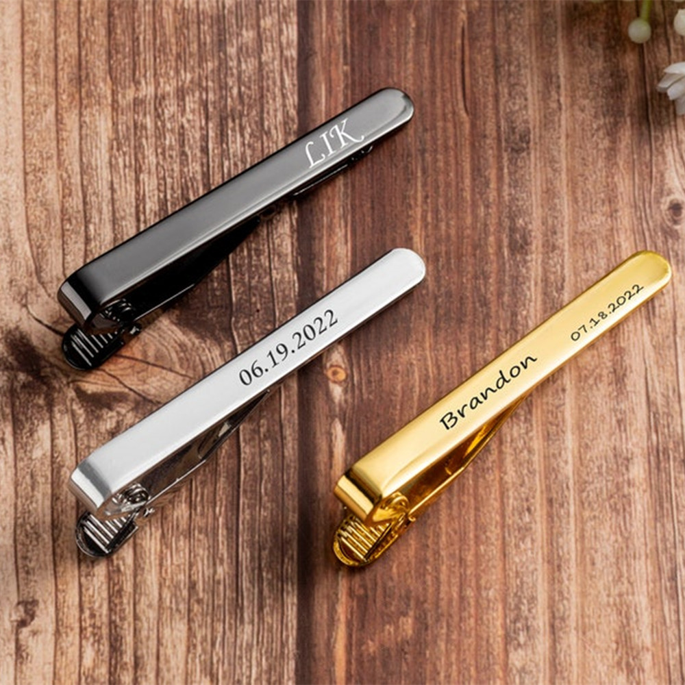 Men Accessories Name - Kişiselleştirilmiş Özel Logo Adı Kravat Pin