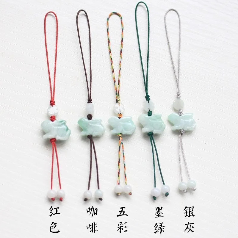Men Accessories Chain - Özelleştirme doğal zümrüt çin tavşan DIY