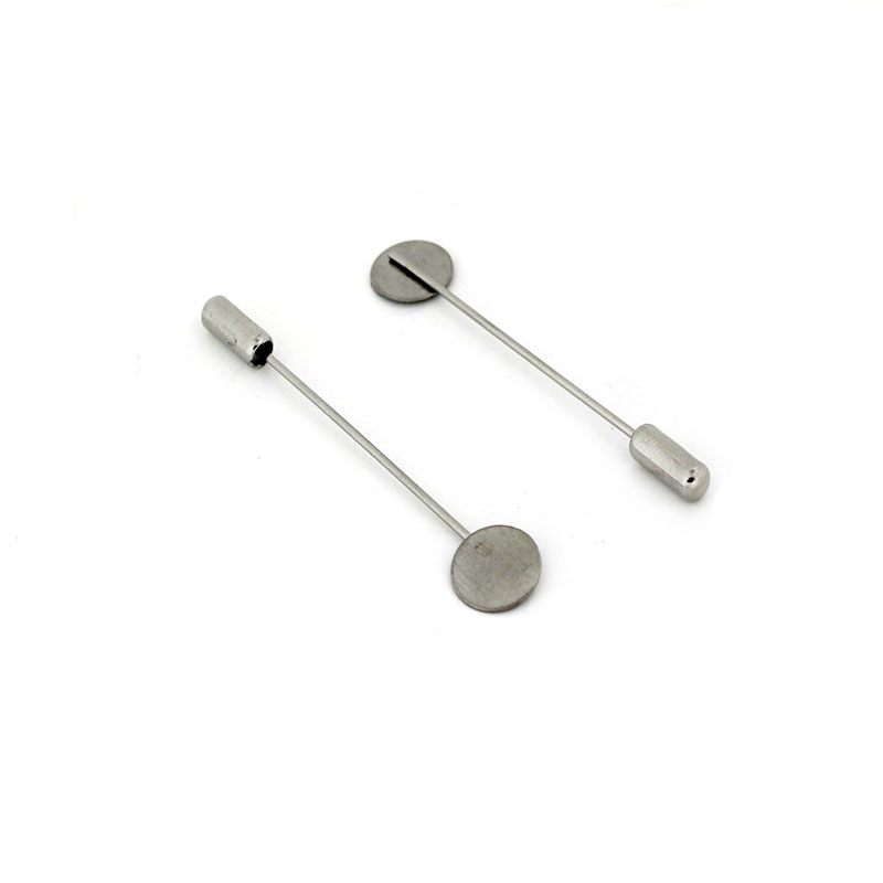10 adet/grup 10 15mm Paslanmaz - Men Accessories Brooch incelemesi ve fiyatı