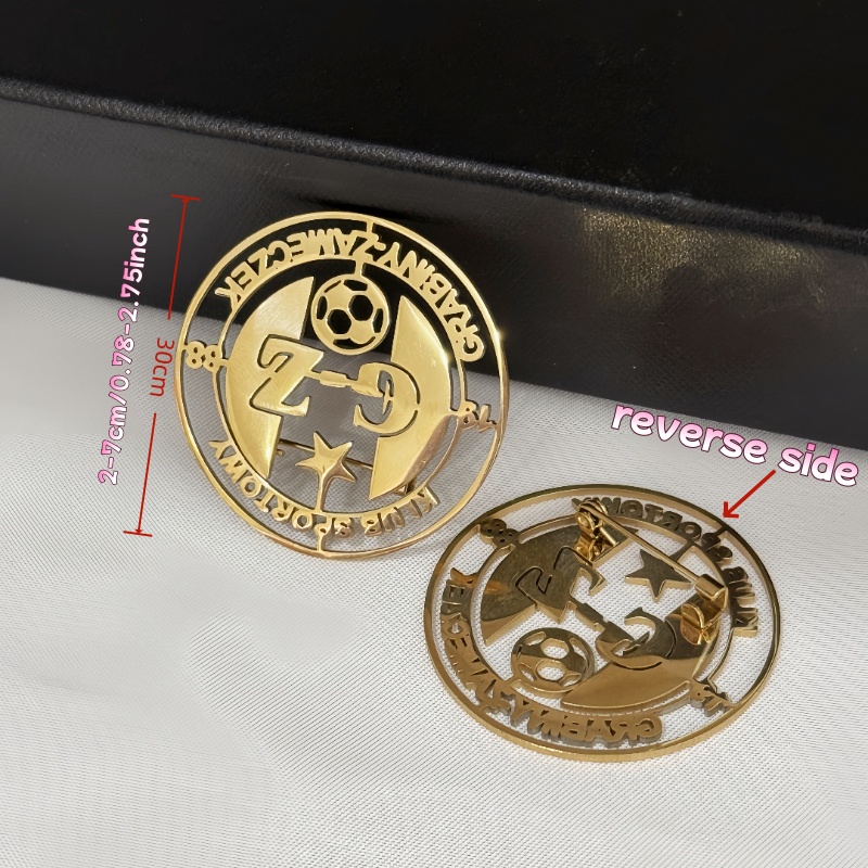 Özel Logo Broş Basit Yaratıcıl - Men Accessories Brooch incelemesi ve fiyatı
