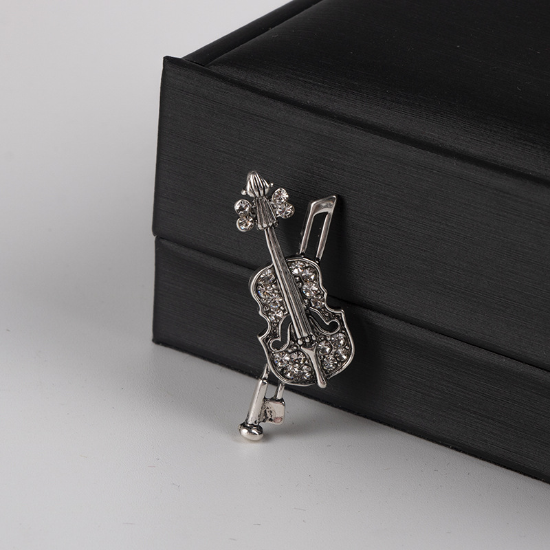 Kristal Keman Broş Takı Lüks M - Men Accessories Brooch incelemesi ve fiyatı