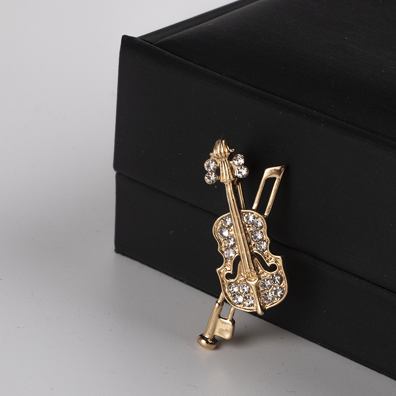 Kristal Keman Broş Takı Lüks M - Men Accessories Brooch incelemesi ve fiyatı