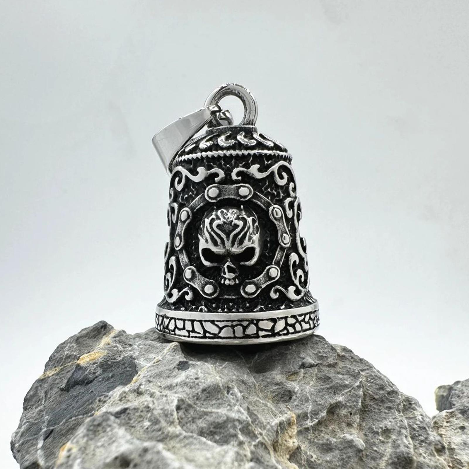 Kafatası çanı Charm motosiklet - Men Accessories Chain incelemesi ve fiyatı
