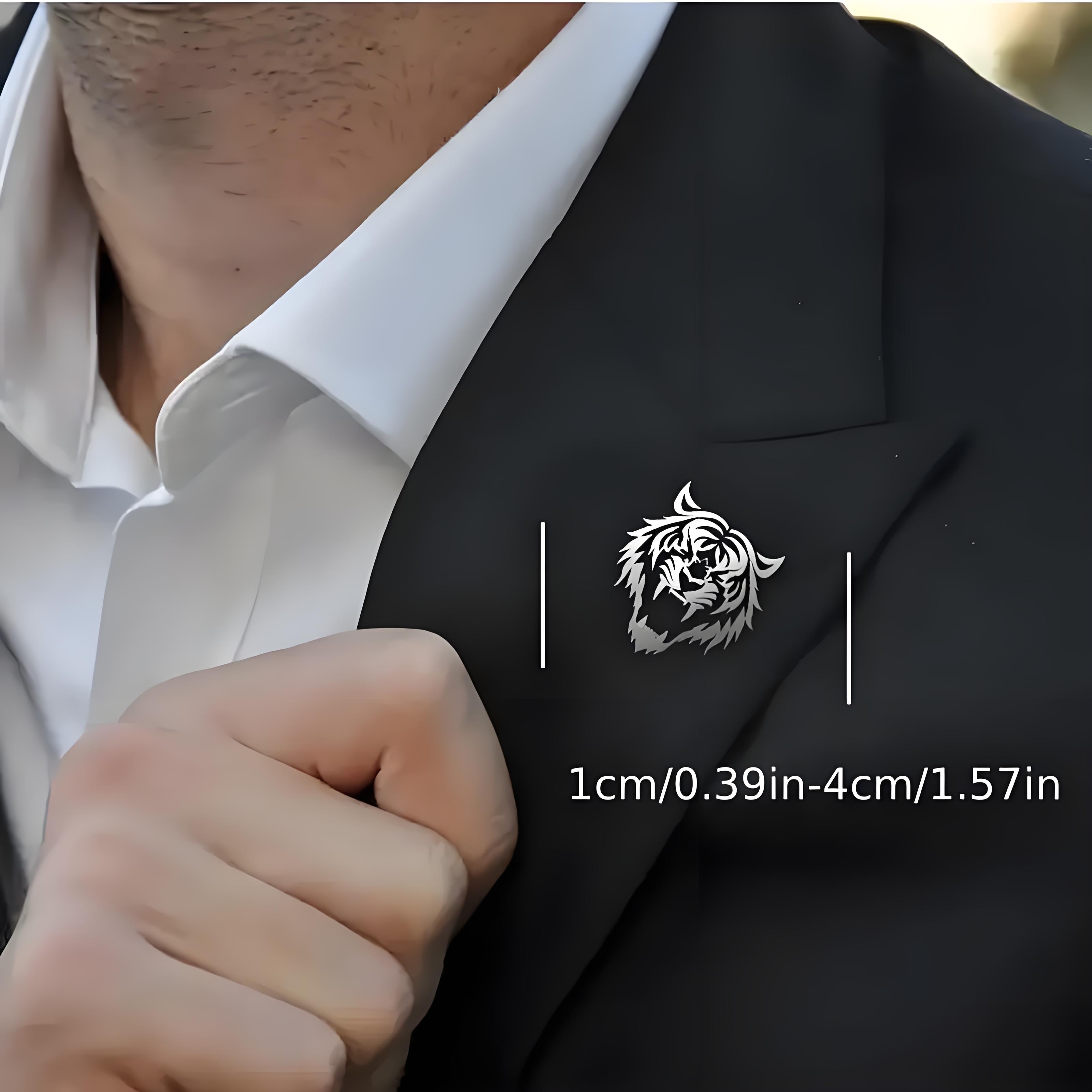 Erkek Paslanmaz Çelik Kaplan K - Men Accessories Brooch incelemesi ve fiyatı