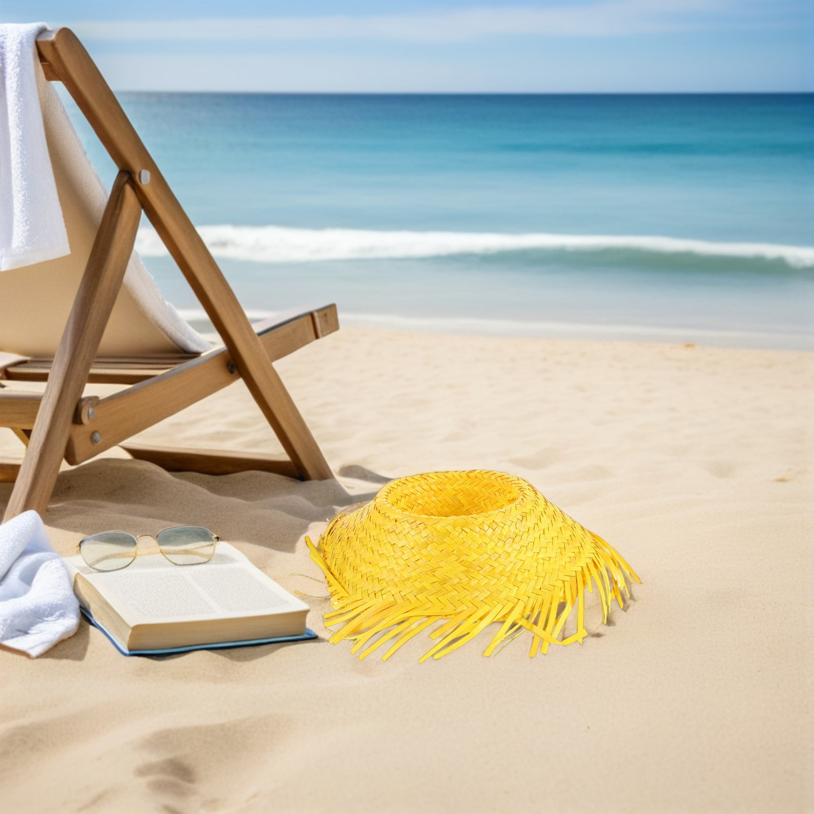 3 adet hawaii hasır şapka trop - Men'S Vacation Accessories incelemesi ve fiyatı