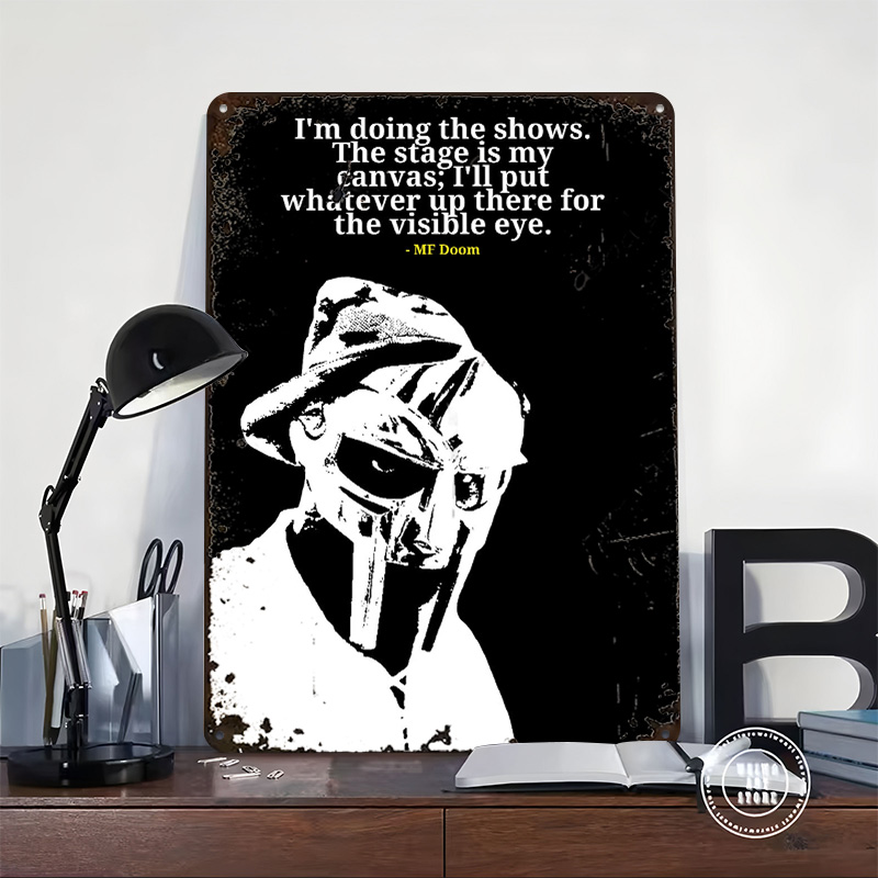 MF Doom Alıntı Metal Poster Öz - Men'S Accessories Quotes incelemesi ve fiyatı
