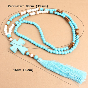Bohem Tarzı Çapraz Kabuk Kolye - Men'S Vacation Accessories incelemesi ve fiyatı