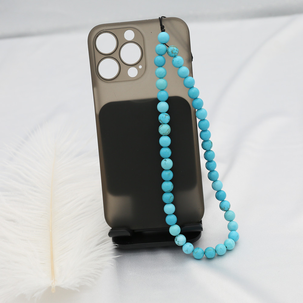 Kadınlar için 8MM mavi turkuaz - Men Accessories Chain incelemesi ve fiyatı